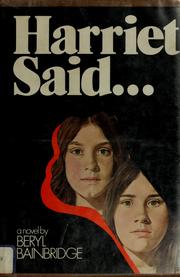 Cover of: Harriet said -