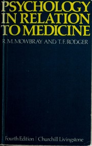Cover of: Psychology in relation to medicine