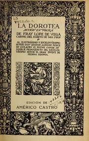 Cover of: La Dorotea