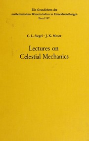 Cover of: Vorlesungen über Himmelsmechanik