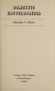 Cover of: Domestic encyclopaedia