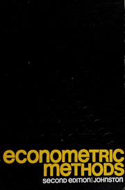 Cover of: Econometric methods