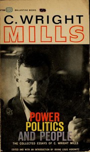 Cover of: Power, politics and people