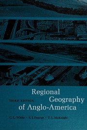 Cover of: Regional geography of Anglo-America