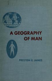 Cover of: A geography of man