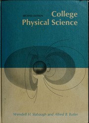 Cover of: College physical science