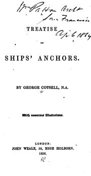 Cover of: A Treatise On Ships' Anchors