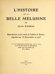 Cover of: Mélusine: roman du XIVe siècle