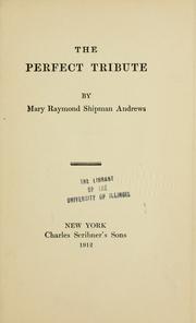 Cover of: The perfect tribute