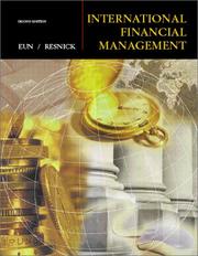 Cover of: International financial management