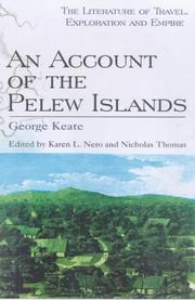 Cover of: An account of the Pelew Islands