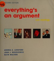 Cover of: Everything's an argument