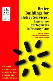 Cover of: Better buildings for better services