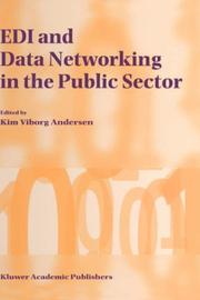 Cover of: EDI and data networking in the public sector