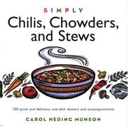 Cover of: Simply chilis, chowders, and stews
