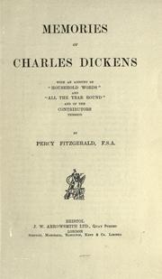 Cover of: Memories of Charles Dickens