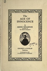 Cover of: The Age of Innocence
