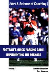 Cover of: Football's quick passing game