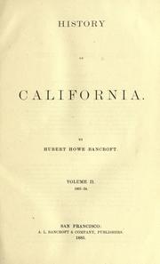 Cover of: The works of Hubert Howe Bancroft