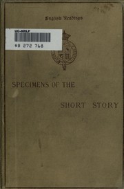 Cover of: Specimens of the Short Story