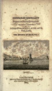 Cover of: The achievements of the Knights of Malta