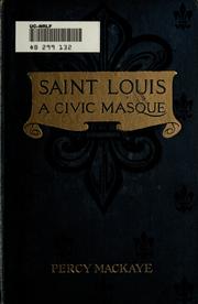 Cover of: Saint Louis