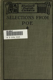 Cover of: Selections From Poe [6 stories, 35 poems]