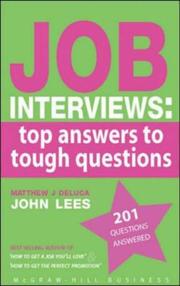 Cover of: Job interviews