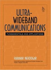 Cover of: Ultra-Wideband Communications
