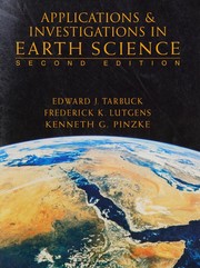 Cover of: Applications and investigations in earth science