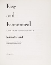Cover of: Easy and economical