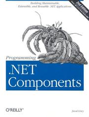 Cover of: Programming .NET Components