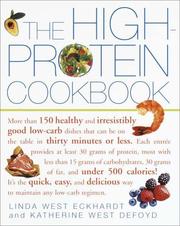 Cover of: The high protein cookbook
