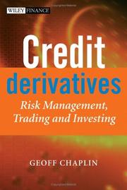 Cover of: Credit Derivatives