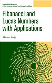 Cover of: Fibonacci and Lucas Numbers with Applications