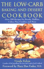 Cover of: The Low-Carb Baking and Dessert Cookbook