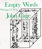 Cover of: Empty words