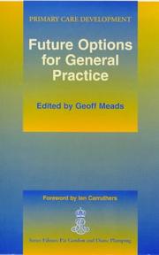 Cover of: Future options for general practice