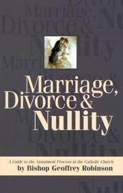 Cover of: Marriage, divorce & nullity