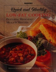 Cover of: Prevention's quick and healthy low-fat cooking