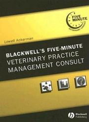 Cover of: Blackwell's Five-Minute Veterinary Practice Management Consult