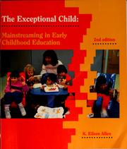 Cover of: The exceptional child