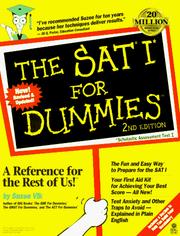 Cover of: The SAT I for dummies