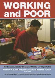 Cover of: Working and poor