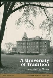 Cover of: A University of Tradition