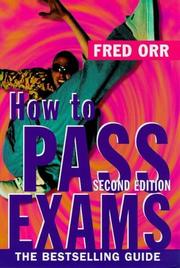Cover of: How to pass exams