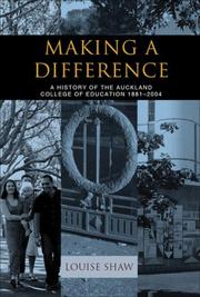 Cover of: Making a Difference