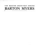 Cover of: Barton Myers