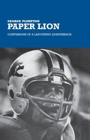 Cover of: Paper Lion
