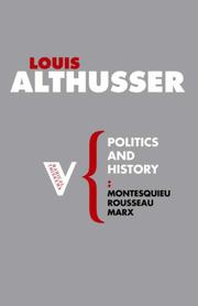 Cover of: Politics and history
